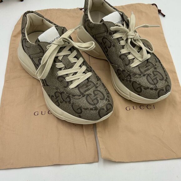 Women’s Gucci GG Rython sneakers size 36 made in Italy - Picture 2 of 8